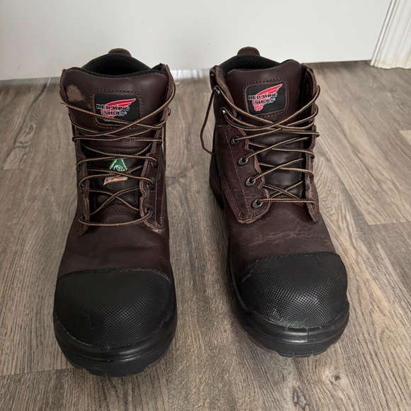 REDWING 3506 MEN'S WORK BOOTS 6" LACE-UP CSA COMP TOE WATERPROOF KING TOE - Picture 2 of 7